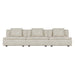 Hugo Byron 3-Seater Armless Sofa - Nougat Speckle