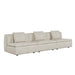Hugo Byron 3-Seater Armless Sofa - Nougat Speckle