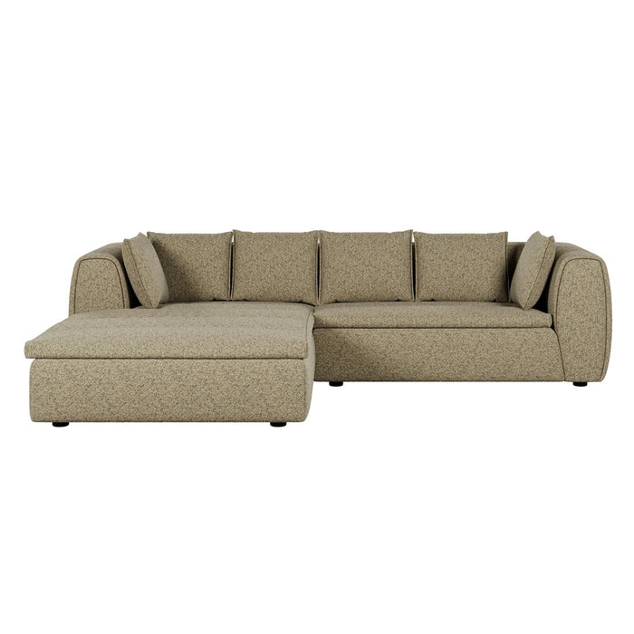 Hugo Byron 3-Seater Left Chaise Sofa with 2-Seater Arm - Staunch Camouflage