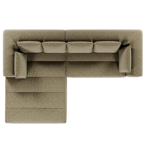 Hugo Byron 3-Seater Left Chaise Sofa with 2-Seater Arm - Staunch Camouflage
