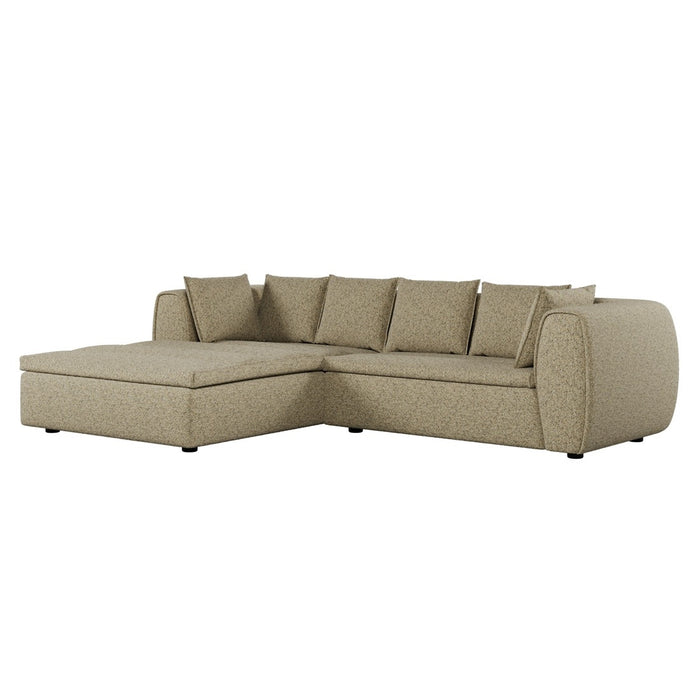 Hugo Byron 3-Seater Left Chaise Sofa with 2-Seater Arm - Staunch Camouflage