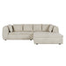 Hugo Byron 3-Seater Right Chaise Sofa with 2-Seater Arm - Nougat Speckle