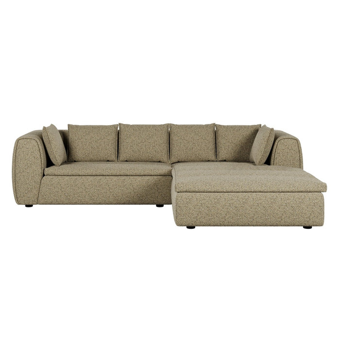 Hugo Byron 3-Seater Right Chaise Sofa with 2-Seater Arm - Staunch Camouflage