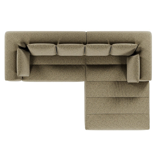 Hugo Byron 3-Seater Right Chaise Sofa with 2-Seater Arm - Staunch Camouflage