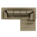 Hugo Byron 3-Seater Right Chaise Sofa with 2-Seater Arm - Staunch Camouflage