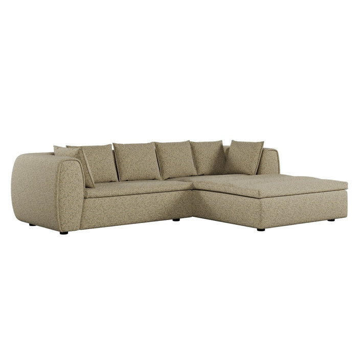 Hugo Byron 3-Seater Right Chaise Sofa with 2-Seater Arm - Staunch Camouflage