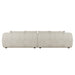 Hugo Byron 4-Seater Sofa with Arms - Nougat Speckle