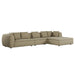 Hugo Byron 4-Seater Right Chaise Sofa with Arm - Staunch Camouflage
