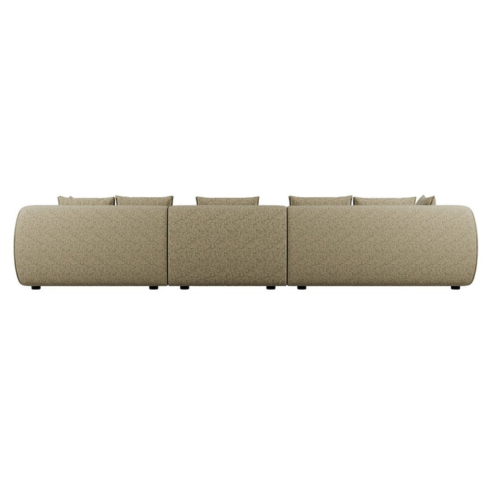 Hugo Byron 4-Seater Right Chaise Sofa with Arm - Staunch Camouflage
