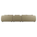 Hugo Byron 4-Seater Right Chaise Sofa with Arm - Staunch Camouflage