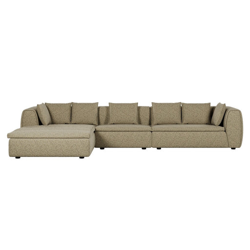 Hugo Byron 4-Seater Left Chaise Sofa with Arms - Staunch Camouflage