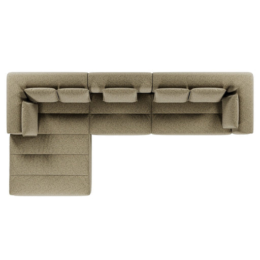 Hugo Byron 4-Seater Left Chaise Sofa with Arms - Staunch Camouflage