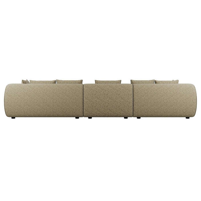 Hugo Byron 4-Seater Left Chaise Sofa with Arms - Staunch Camouflage