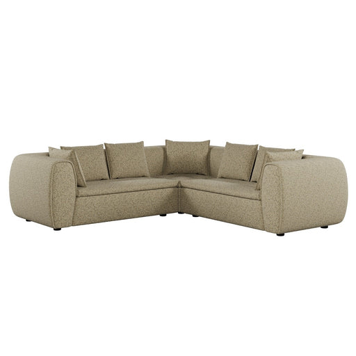 Hugo Byron 5-Seater L Shape Sofa with Arms - Staunch Camouflage