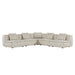 Hugo Byron 5-Seater L Shape Sofa - Nougat Speckle