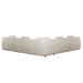Hugo Byron 5-Seater L Shape Sofa - Nougat Speckle