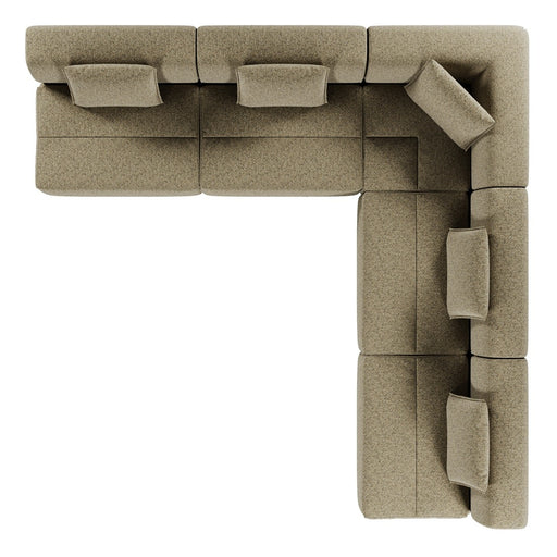 Hugo Byron 5-Seater L Shape Sofa - Staunch Camouflage