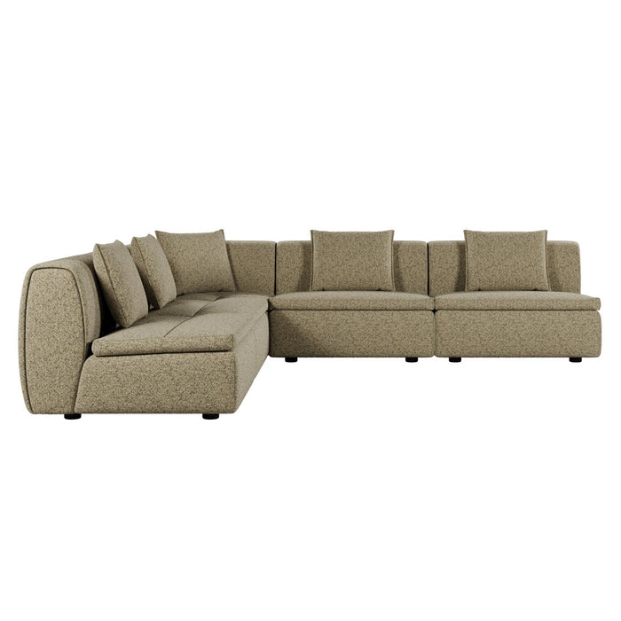 Hugo Byron 5-Seater L Shape Sofa - Staunch Camouflage