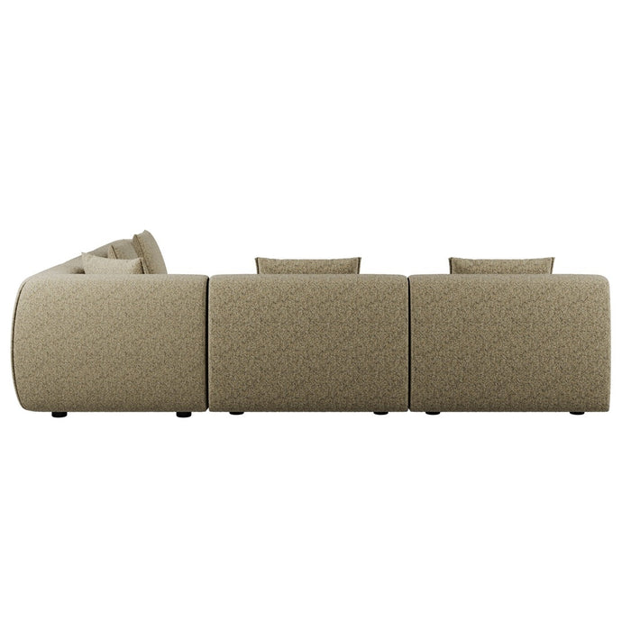 Hugo Byron 5-Seater L Shape Sofa - Staunch Camouflage