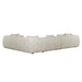 Hugo Byron 6-Seater Right L Shape Sofa with Arms - Nougat Speckle