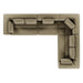 Hugo Byron 6-Seater Right L Shape Sofa with Arms - Staunch Camouflage