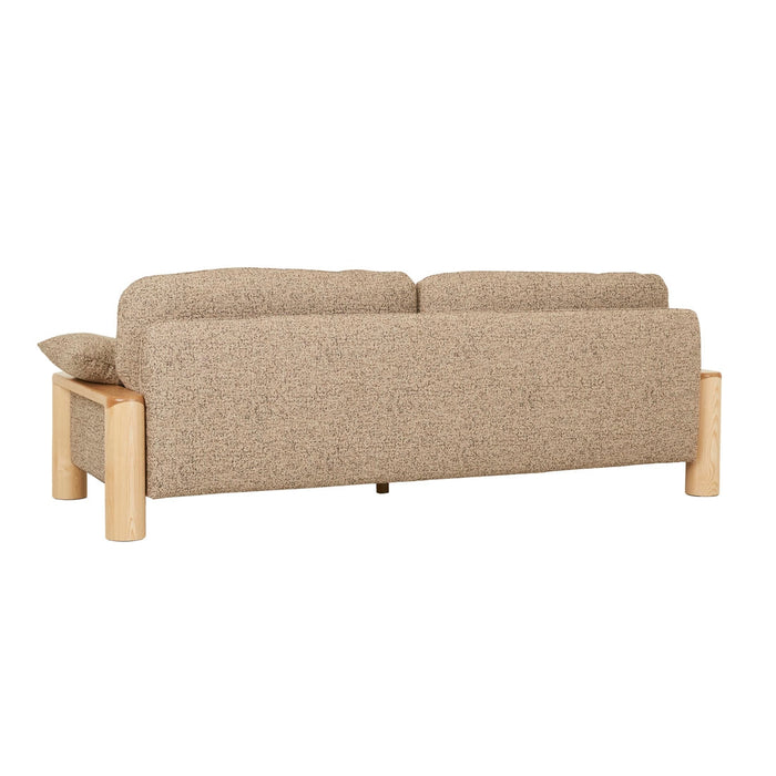 Hugo Remy 3 Seater Sofa - Sand Speckle - Natural Ash