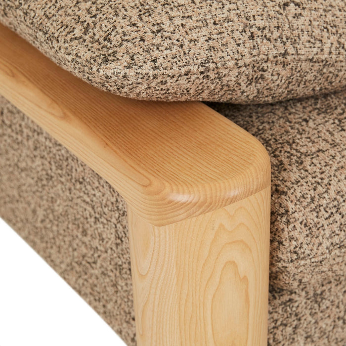 Hugo Remy 3 Seater Sofa - Sand Speckle - Natural Ash