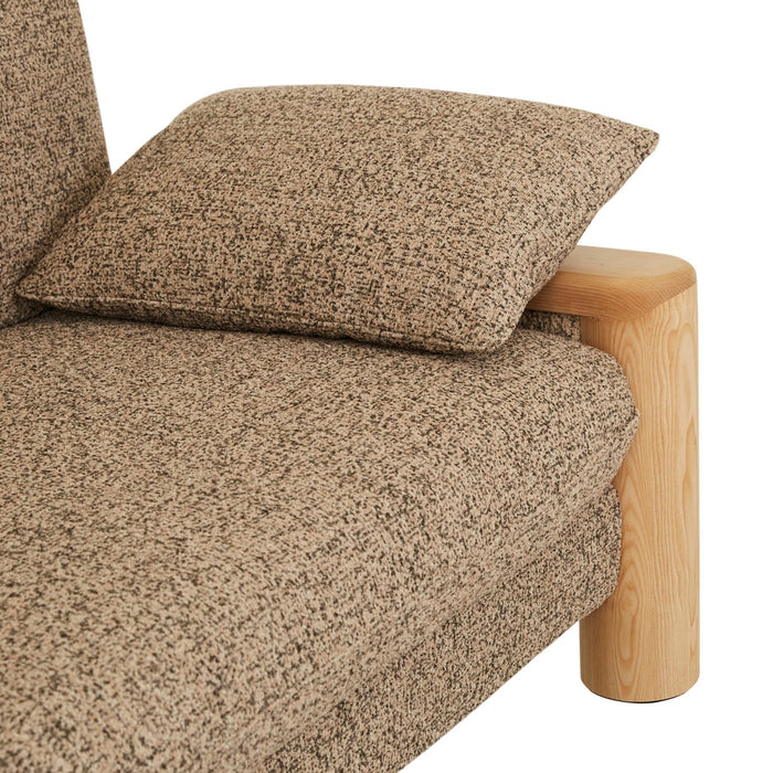 Hugo Remy 3 Seater Sofa - Sand Speckle - Natural Ash