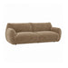 Hugo Rue Sofa - Soft Russet, studio shot on a white background