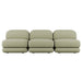 Juno Mello 3-Seater Armless Sofa - Noyack Thyme / Clover
