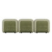 Juno Mello 3-Seater Armless Sofa - Noyack Thyme / Clover