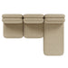 Juno Mello 3-Seater Reversible Chaise Sofa - Amber Weave / Oat Milk