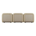 Juno Mello 3-Seater Reversible Chaise Sofa - Amber Weave / Oat Milk