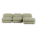Juno Mello 3-Seater Reversible Chaise Sofa - Noyack Thyme / Clover