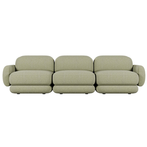 Juno Mello 3-Seater Sofa with Arms - Noyack Thyme / Clover