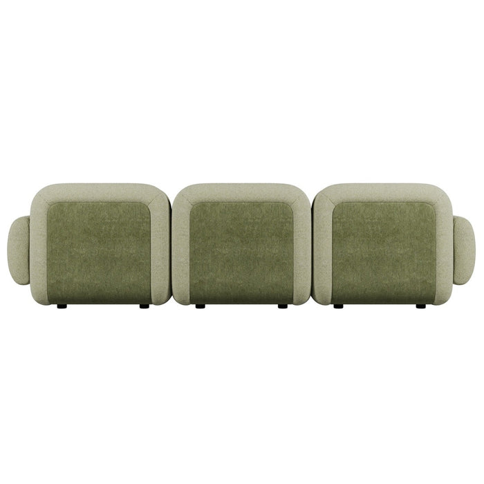 Juno Mello 3-Seater Sofa with Arms - Noyack Thyme / Clover