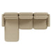 Juno Mello 3-Seater Reversible Chaise Sofa with Arms - Amber Weave / Oat Milk