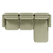 Juno Mello 3-Seater Reversible Chaise Sofa with Arms - Noyack Thyme / Clover