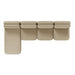 Juno Mello 4-Seater Reversible Chaise Sofa - Amber Weave / Oat Milk