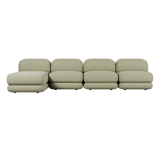 Juno Mello 4-Seater Reversible Chaise Sofa - Noyack Thyme / Clover
