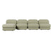Juno Mello 4-Seater Reversible Chaise Sofa - Noyack Thyme / Clover