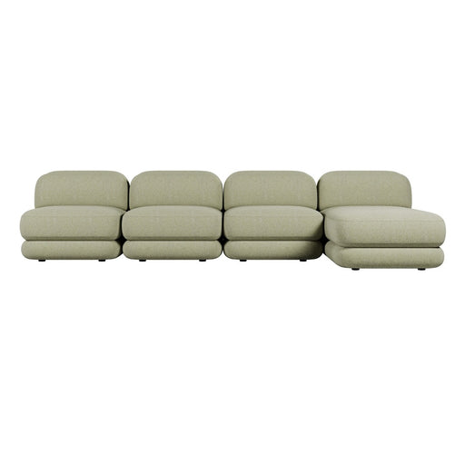 Juno Mello 4-Seater Reversible Chaise Sofa - Noyack Thyme / Clover