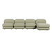 Juno Mello 4-Seater Reversible Chaise Sofa - Noyack Thyme / Clover