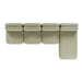 Juno Mello 4-Seater Reversible Chaise Sofa - Noyack Thyme / Clover