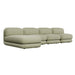 Juno Mello 4-Seater Reversible Chaise Sofa - Noyack Thyme / Clover