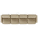 Juno Mello 4-Seater Sofa with Arms - Amber Weave / Oat Milk