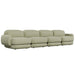 Juno Mello 4-Seater Sofa with Arms - Noyack Thyme / Clover