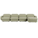 Juno Mello 4-Seater Reversible Chaise Sofa with Arms - Noyack Thyme / Clover