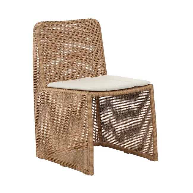 Tide Isle Dining Chair - Natural - Canvas Sand 51 x 59 x 82cm