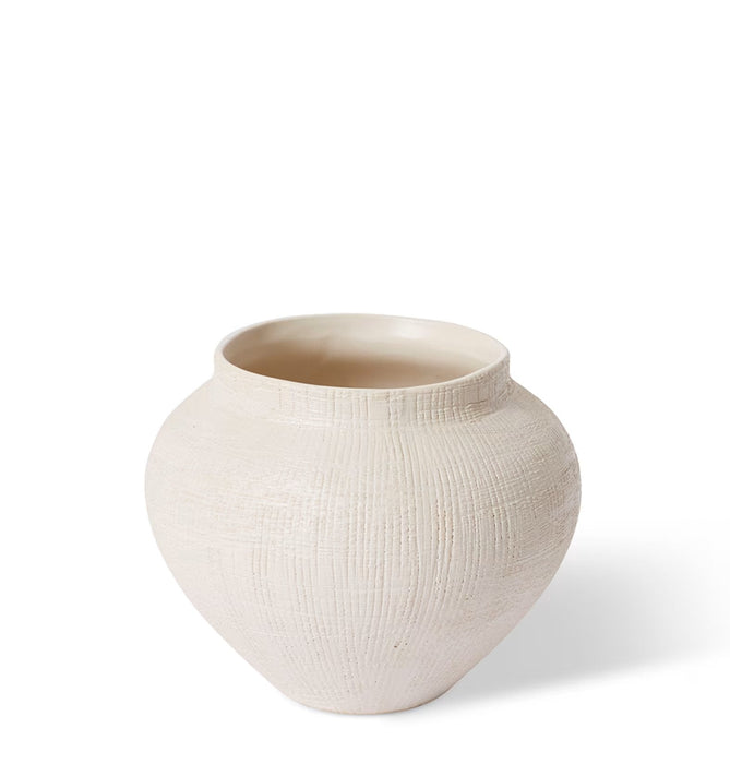 Toby Pot Burlap Small